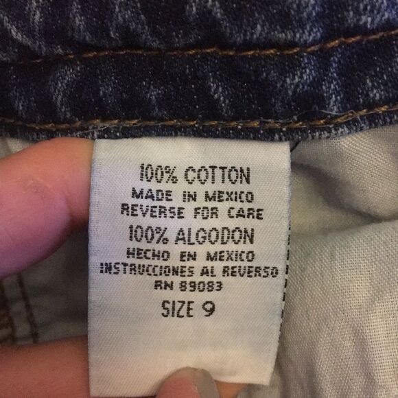 L.E.I denim mini skirt size 9 - Picture 6 of 8
